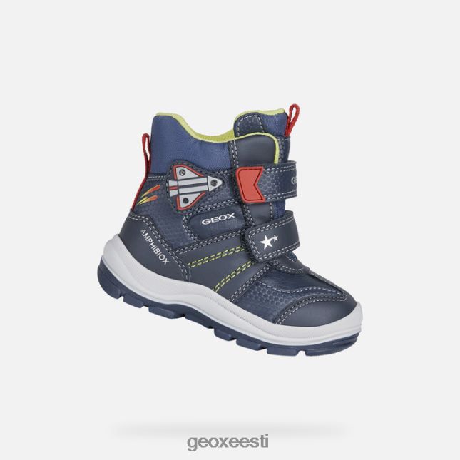 mereväe/punane ZZ2TH21561 Geox flanfil abx väikelaps