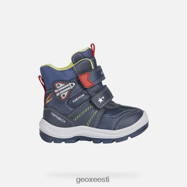 mereväe/punane ZZ2TH21561 Geox flanfil abx väikelaps