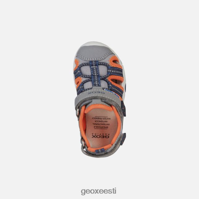 hall/fluooranž ZZ2TH21435 Geox sandal multy väikelaps
