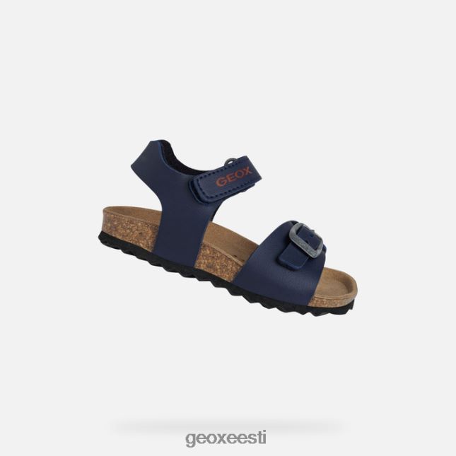 mereväe/tumepunane ZZ2TH21587 Geox sandaalkriidist väikelaps