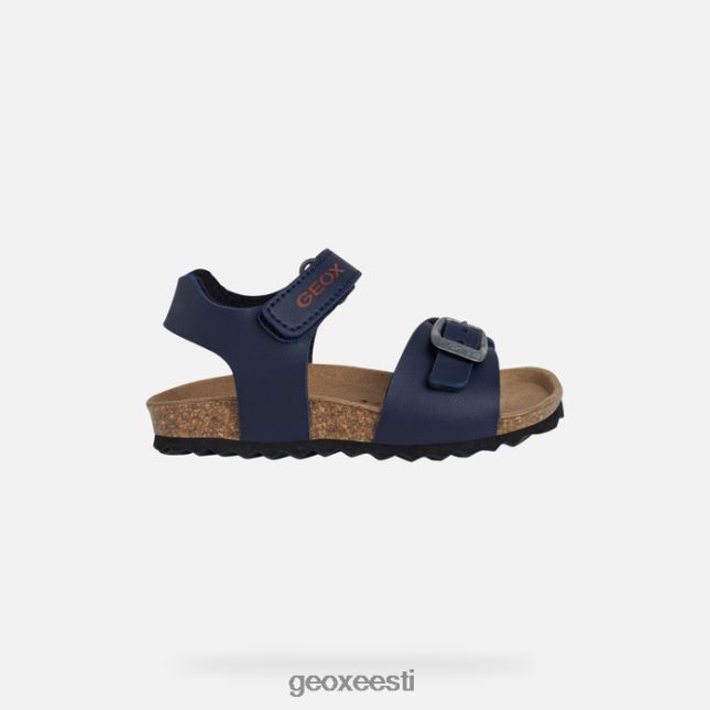 mereväe/tumepunane ZZ2TH21587 Geox sandaalkriidist väikelaps