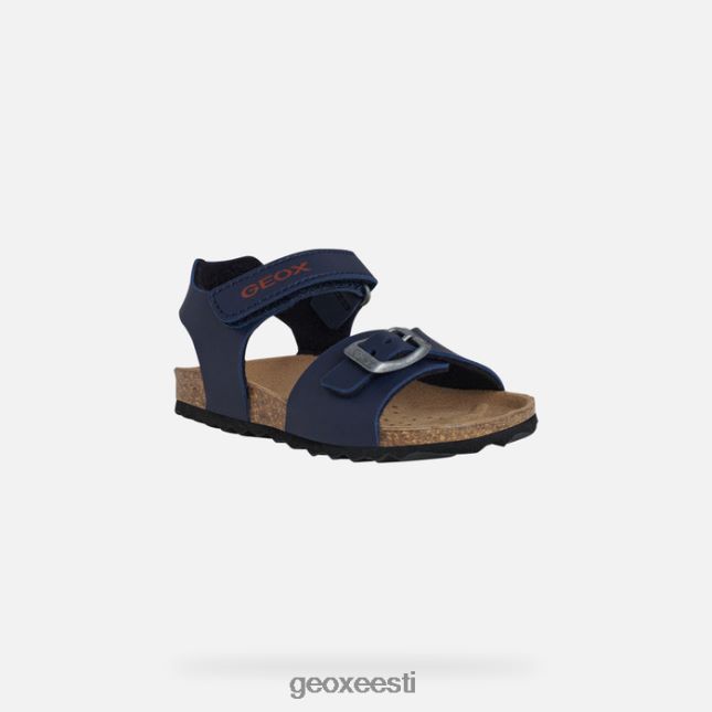 mereväe/tumepunane ZZ2TH21587 Geox sandaalkriidist väikelaps