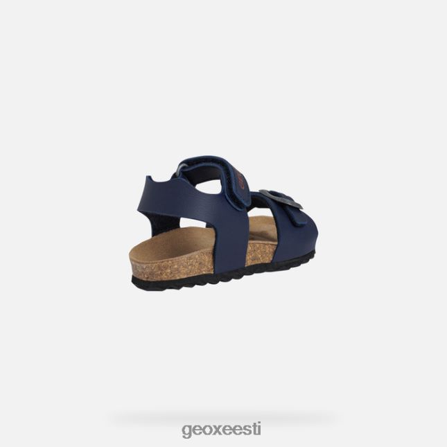 mereväe/tumepunane ZZ2TH21587 Geox sandaalkriidist väikelaps