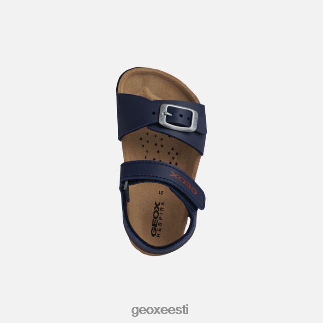 mereväe/tumepunane ZZ2TH21587 Geox sandaalkriidist väikelaps