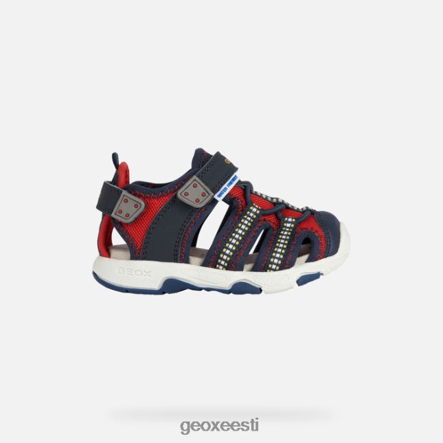 punane/merepunane ZZ2TH21434 Geox sandal multy väikelaps