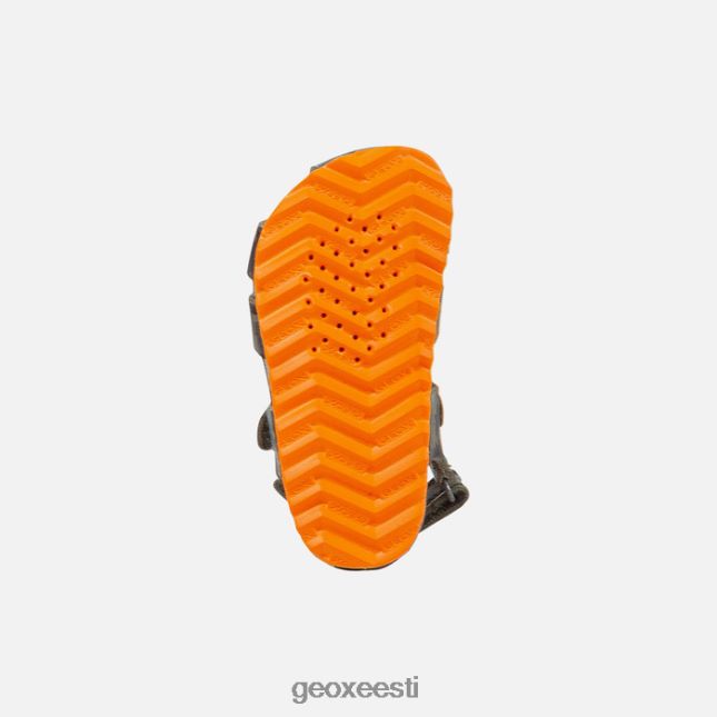 sõjaväe/oranž ZZ2TH21498 Geox sandaalkriidist väikelaps
