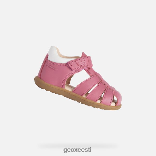 fuksia/valge ZZ2TH21625 Geox sandal macchia beebitüdruk