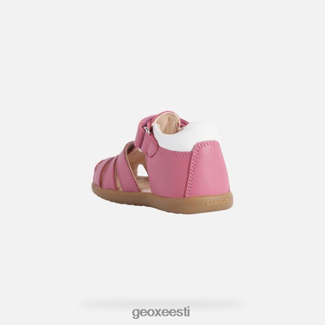 fuksia/valge ZZ2TH21625 Geox sandal macchia beebitüdruk