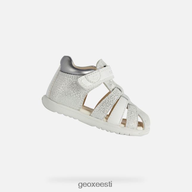 valkjas/hõbedane ZZ2TH21477 Geox sandal macchia beebitüdruk