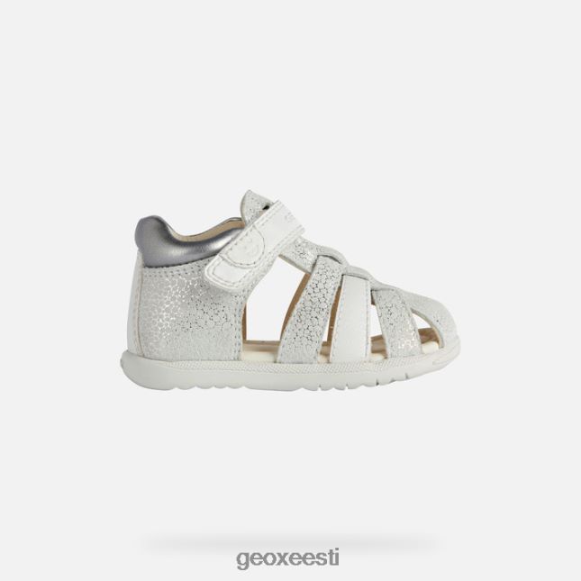 valkjas/hõbedane ZZ2TH21477 Geox sandal macchia beebitüdruk