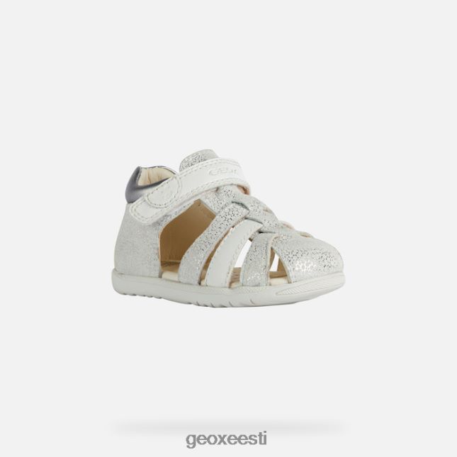 valkjas/hõbedane ZZ2TH21477 Geox sandal macchia beebitüdruk