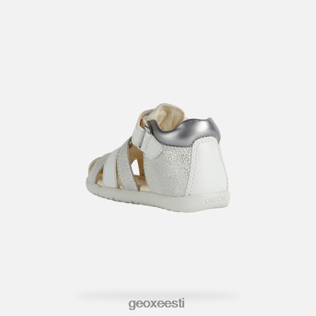 valkjas/hõbedane ZZ2TH21477 Geox sandal macchia beebitüdruk