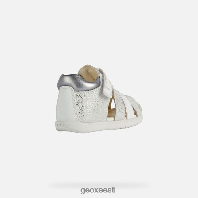valkjas/hõbedane ZZ2TH21477 Geox sandal macchia beebitüdruk