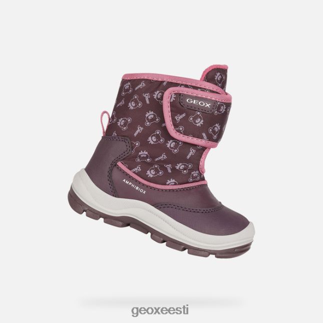 ploomi/tume fuksia ZZ2TH21512 Geox flanfil abx väikelaps