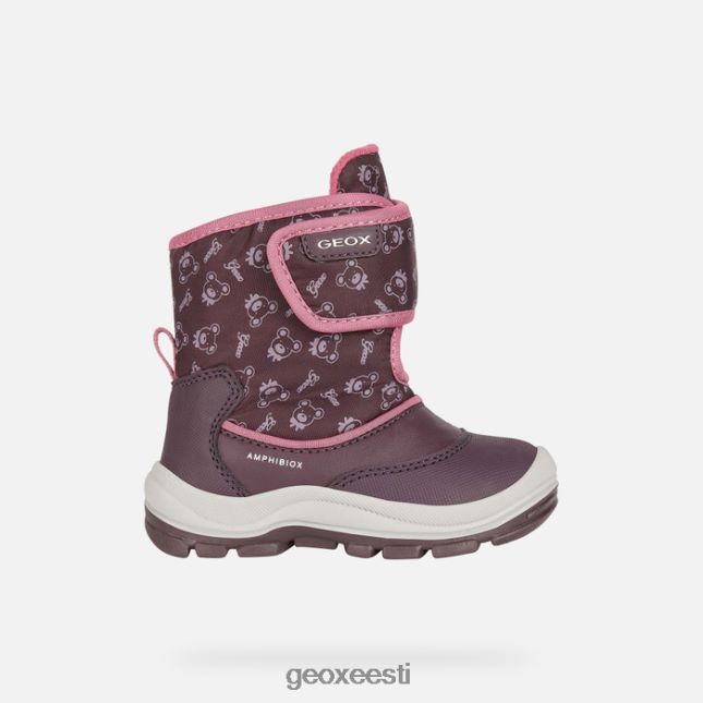 ploomi/tume fuksia ZZ2TH21512 Geox flanfil abx väikelaps