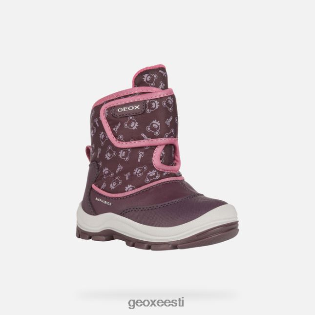 ploomi/tume fuksia ZZ2TH21512 Geox flanfil abx väikelaps