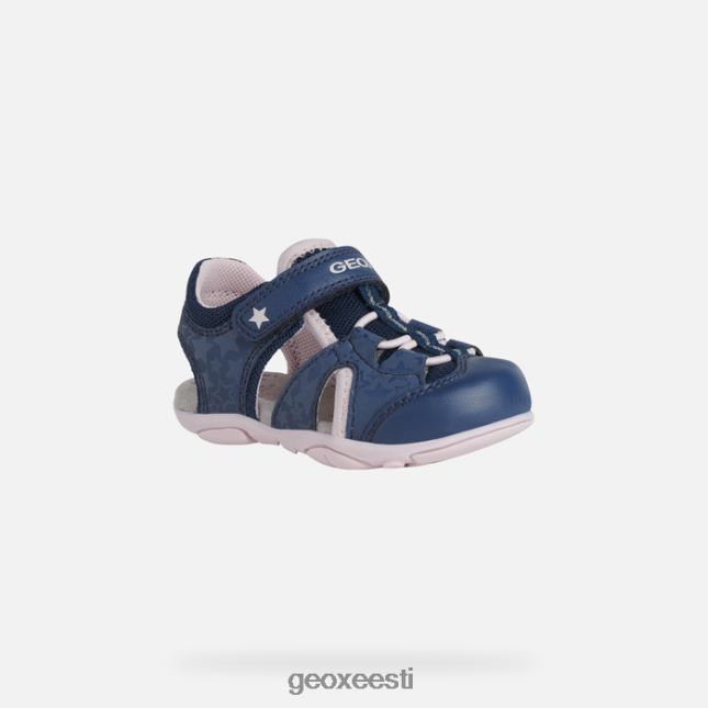 See on tumesinine/roosa ZZ2TH21514 Geox sandaal agasim väikelaps