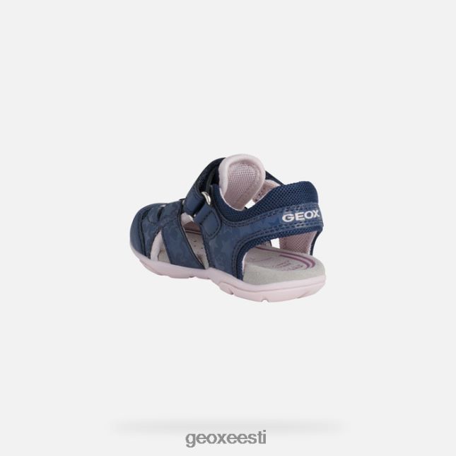 See on tumesinine/roosa ZZ2TH21514 Geox sandaal agasim väikelaps