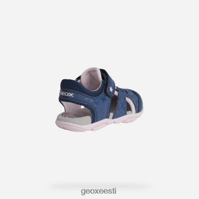 See on tumesinine/roosa ZZ2TH21514 Geox sandaal agasim väikelaps