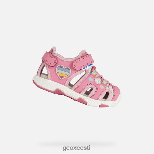 fuksia/mitmevärviline ZZ2TH21470 Geox sandal multy väikelaps