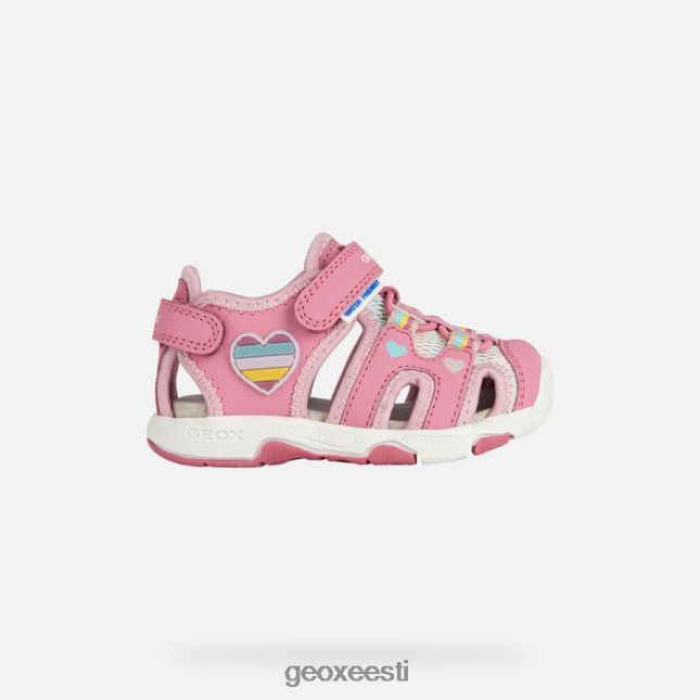 fuksia/mitmevärviline ZZ2TH21470 Geox sandal multy väikelaps