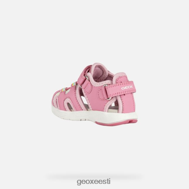 fuksia/mitmevärviline ZZ2TH21470 Geox sandal multy väikelaps