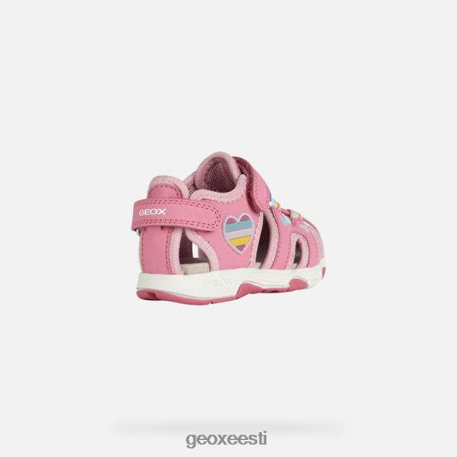 fuksia/mitmevärviline ZZ2TH21470 Geox sandal multy väikelaps