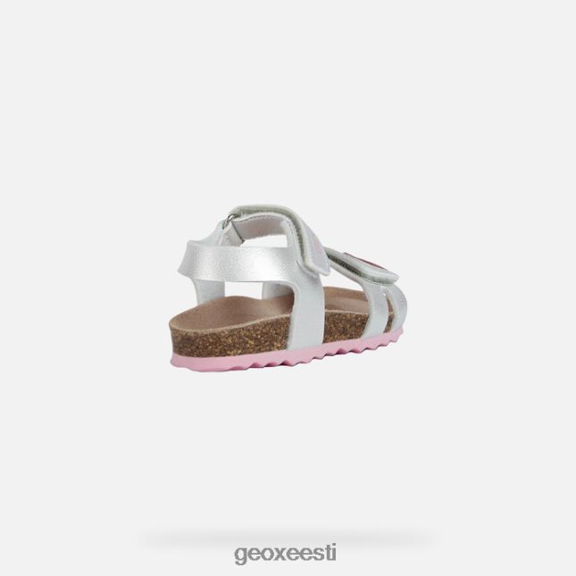 hõbe/roosa ZZ2TH21550 Geox sandaalkriidist väikelaps