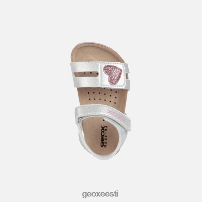 hõbe/roosa ZZ2TH21550 Geox sandaalkriidist väikelaps