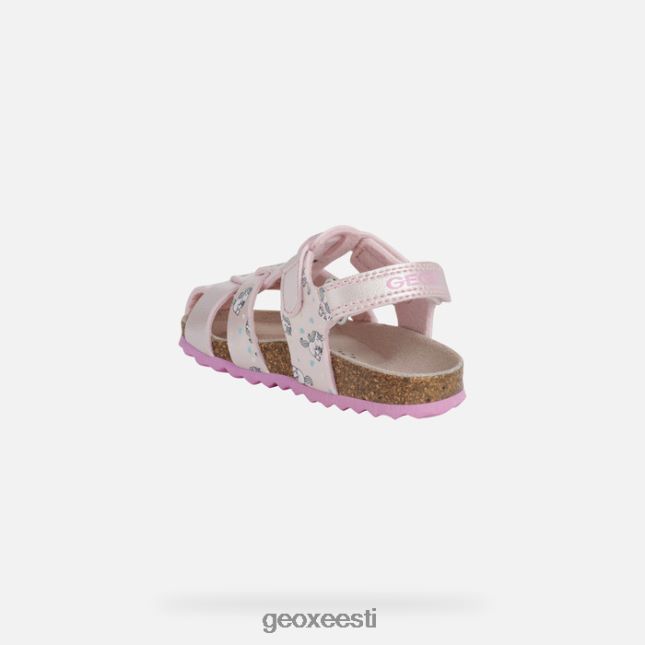 heleroosa/fuksia ZZ2TH21533 Geox sandaalkriidist väikelaps
