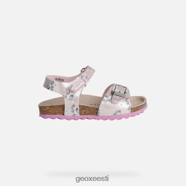 heleroosa/fuksia ZZ2TH21631 Geox sandaalkriidist väikelaps