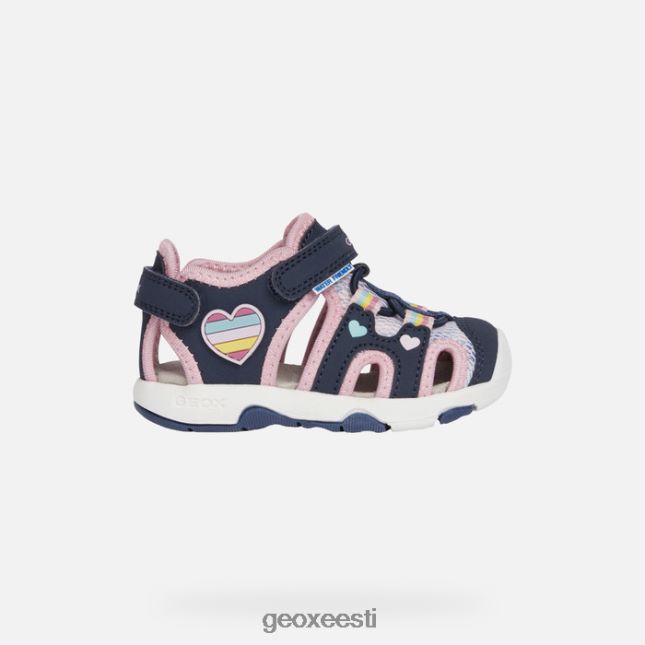 mereväe/mitmevärviline ZZ2TH21468 Geox sandal multy väikelaps