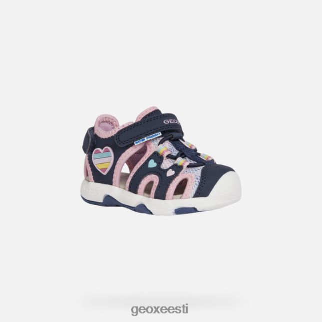 mereväe/mitmevärviline ZZ2TH21468 Geox sandal multy väikelaps