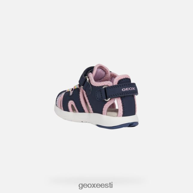 mereväe/mitmevärviline ZZ2TH21468 Geox sandal multy väikelaps