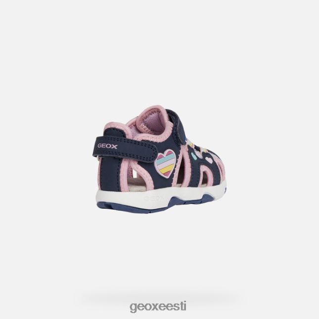 mereväe/mitmevärviline ZZ2TH21468 Geox sandal multy väikelaps