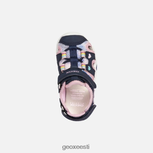 mereväe/mitmevärviline ZZ2TH21468 Geox sandal multy väikelaps