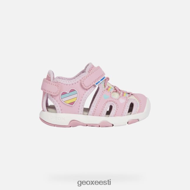 roosa/mitmevärviline ZZ2TH21469 Geox sandal multy väikelaps