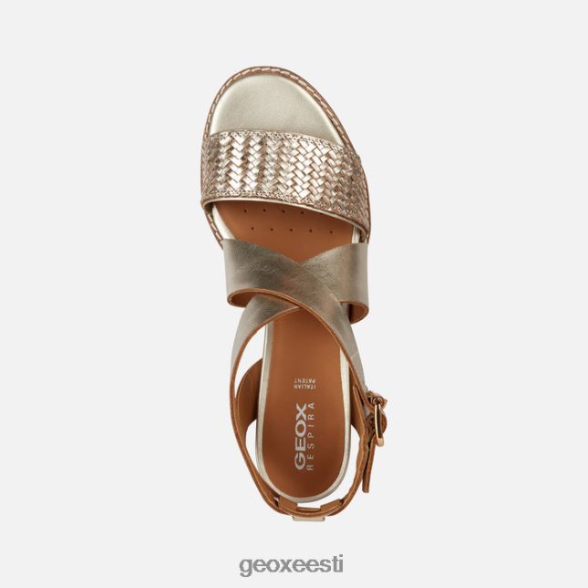hele kuldne ZZ2TH2159 Geox soss keskmine naine