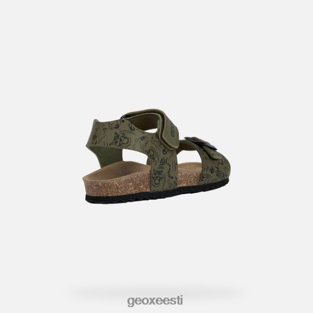 sõjaväe/must ZZ2TH21301 Geox gita poiss