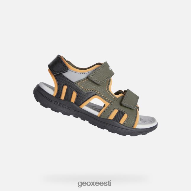 sõjaväe/oranž ZZ2TH21313 Geox vaniett poiss