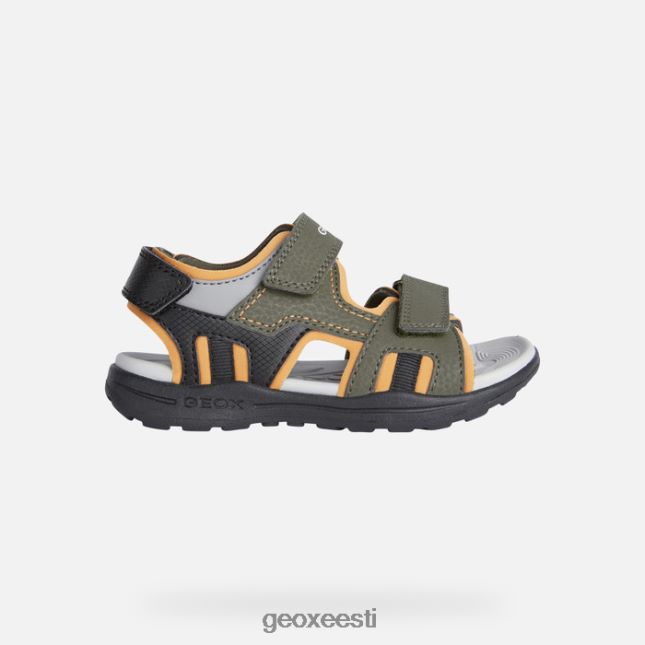 sõjaväe/oranž ZZ2TH21313 Geox vaniett poiss
