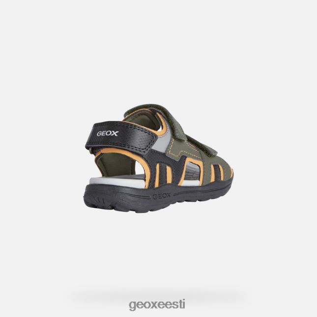 sõjaväe/oranž ZZ2TH21313 Geox vaniett poiss
