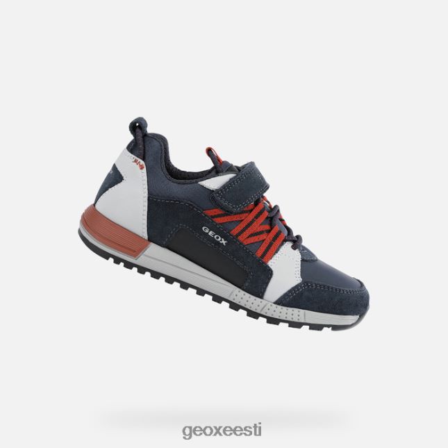 mereväe/punane ZZ2TH21388 Geox alben poiss