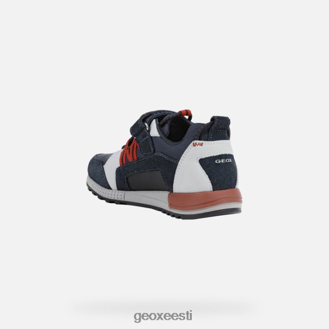 mereväe/punane ZZ2TH21388 Geox alben poiss
