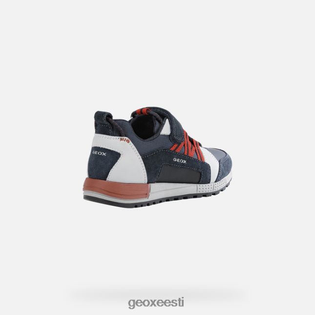 mereväe/punane ZZ2TH21388 Geox alben poiss
