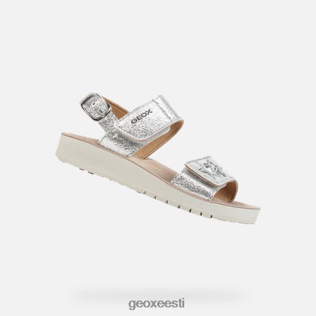 hõbedane ZZ2TH21192 Geox sandal costarei tüdruk