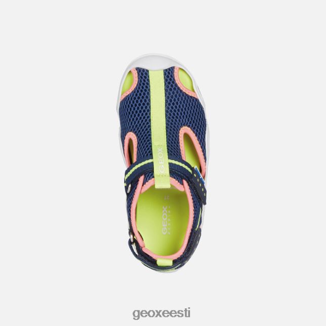 mereväe/fluo fuksia ZZ2TH21048 Geox kahlaja juunior