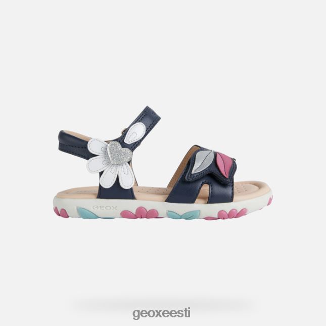 mereväe/valge ZZ2TH21177 Geox sandaal haiti tüdruk