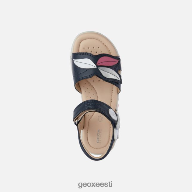 mereväe/valge ZZ2TH21177 Geox sandaal haiti tüdruk