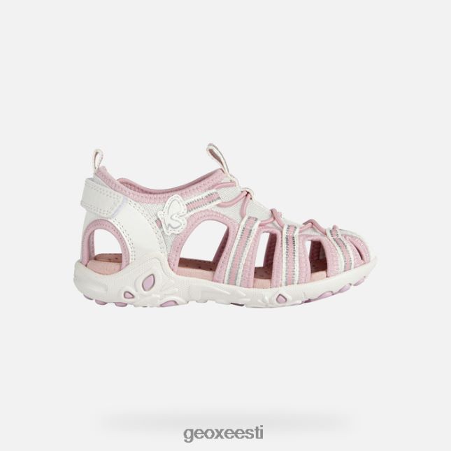 valge/roosa ZZ2TH21883 Geox sandaalide vinguv tüdruk